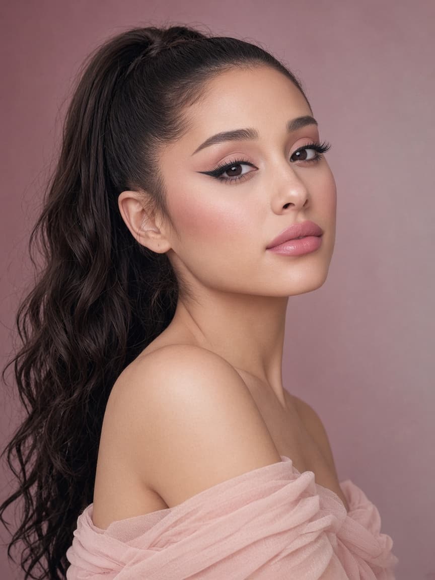 Illustrative portrait of Ariana Grande