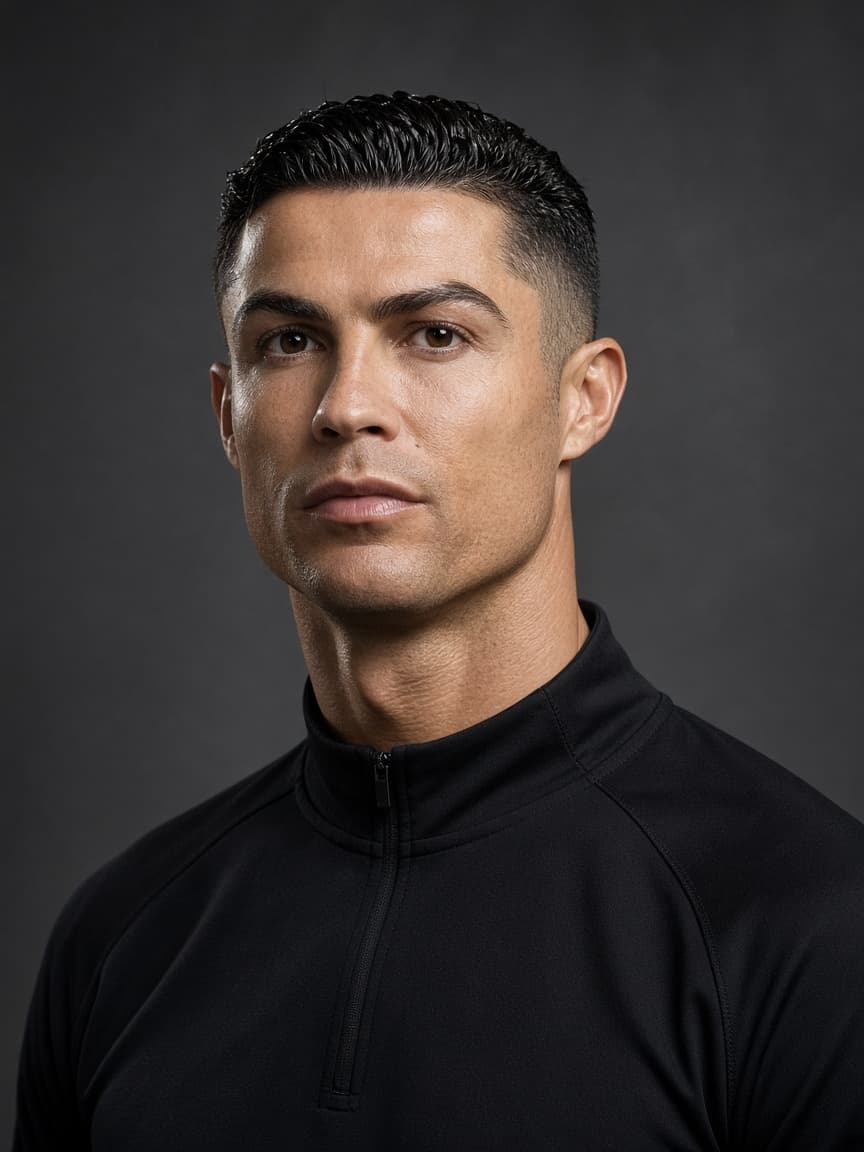 Illustrative portrait of Cristiano Ronaldo