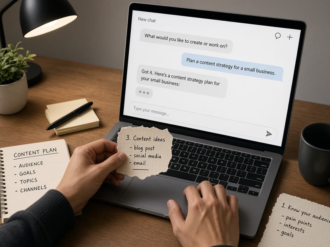 Prompt section listing phrases and claims to avoid