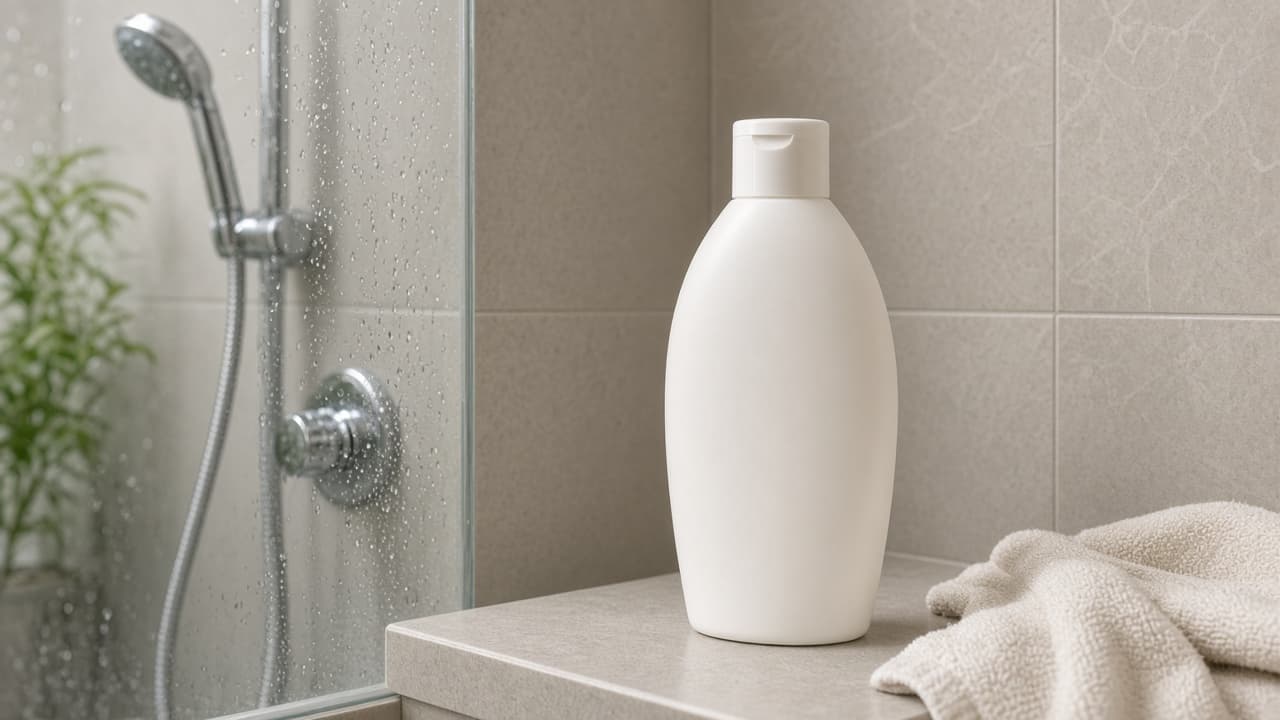 Gentle fragrance-light shampoo used on non-medicated wash days