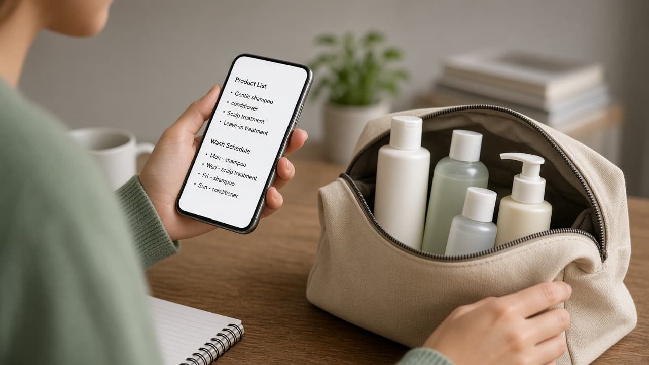 Bring your product list and wash schedule