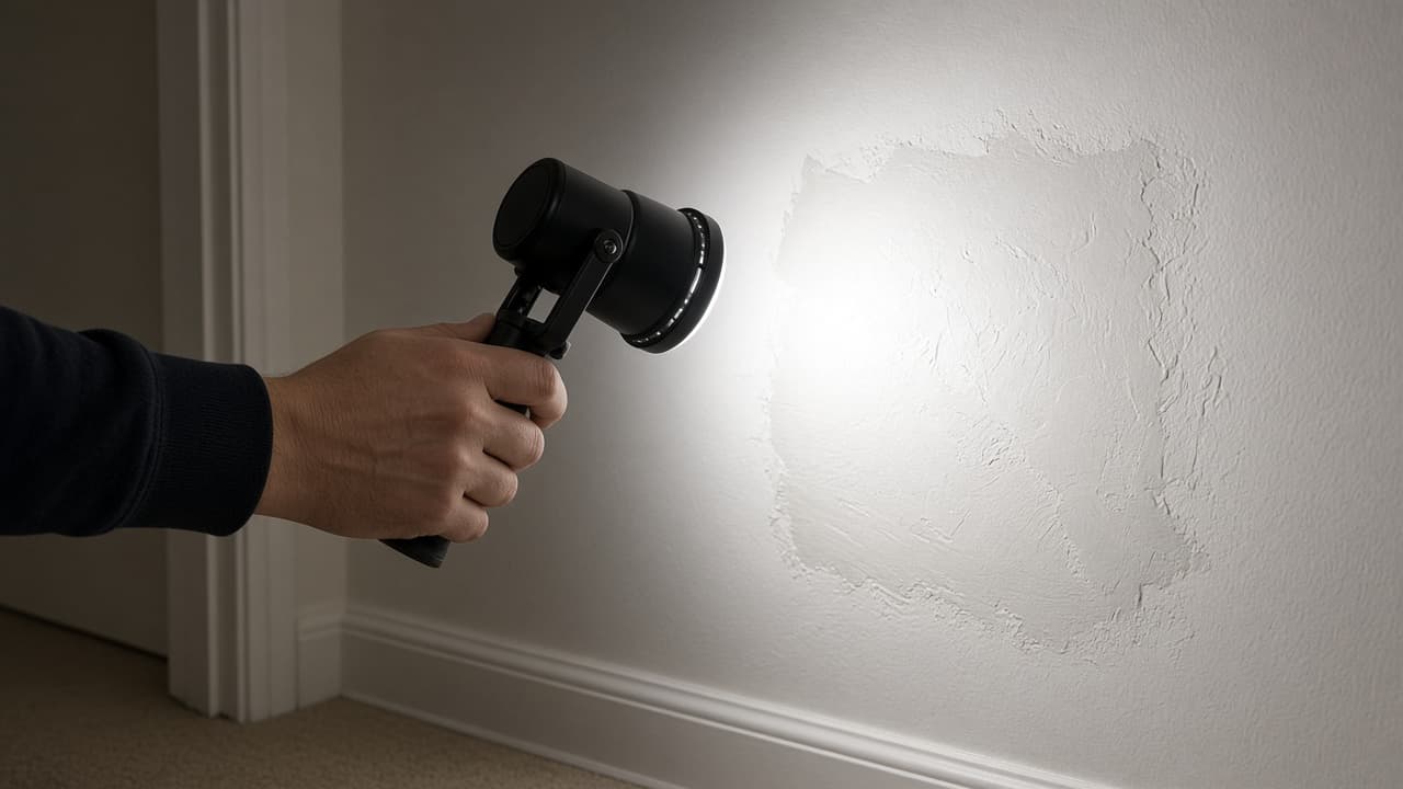 Rake a lamp across the repair