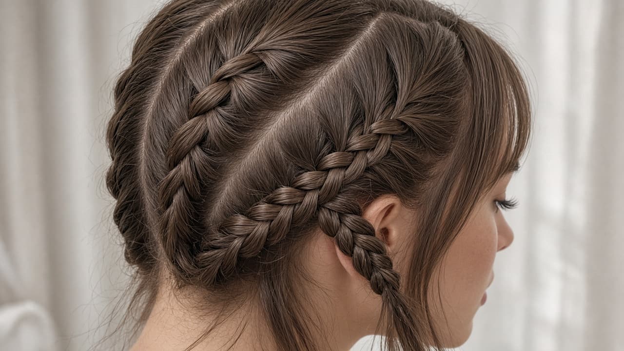 Strand passing underneath marked as Dutch braid instead of French
