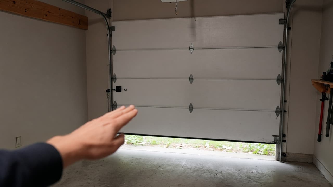 Photo-eye beam blocked during a close attempt for safety check