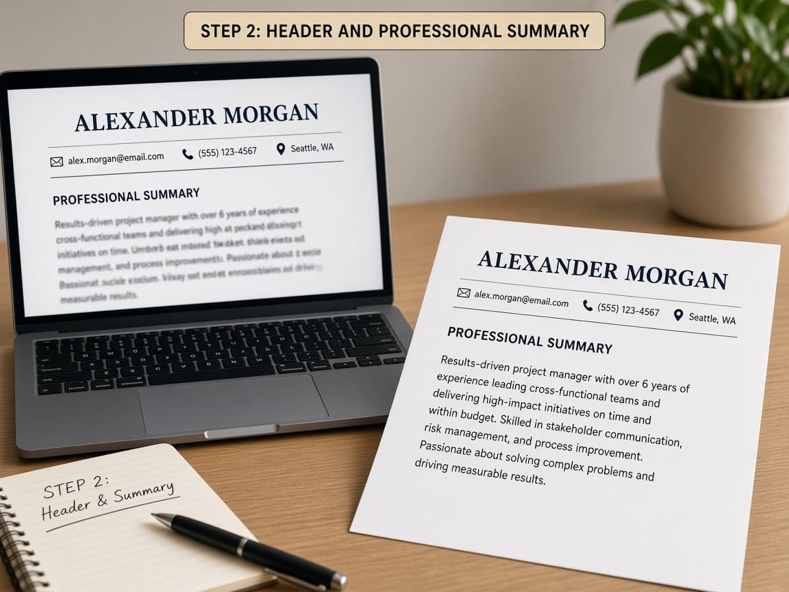 Before and after resume bullets with numbers added