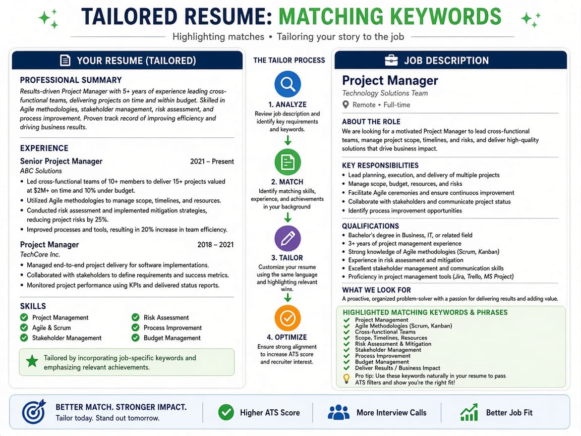 PDF export dialog and a clearly named resume file