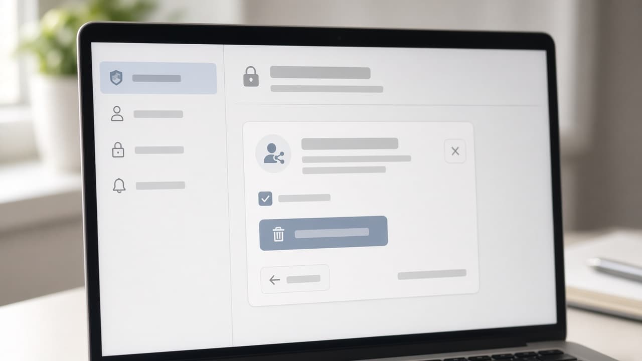 Website account security page with TikTok connection removed