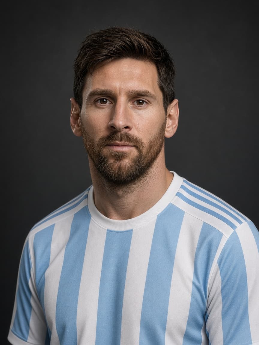 Illustrative portrait of Lionel Messi