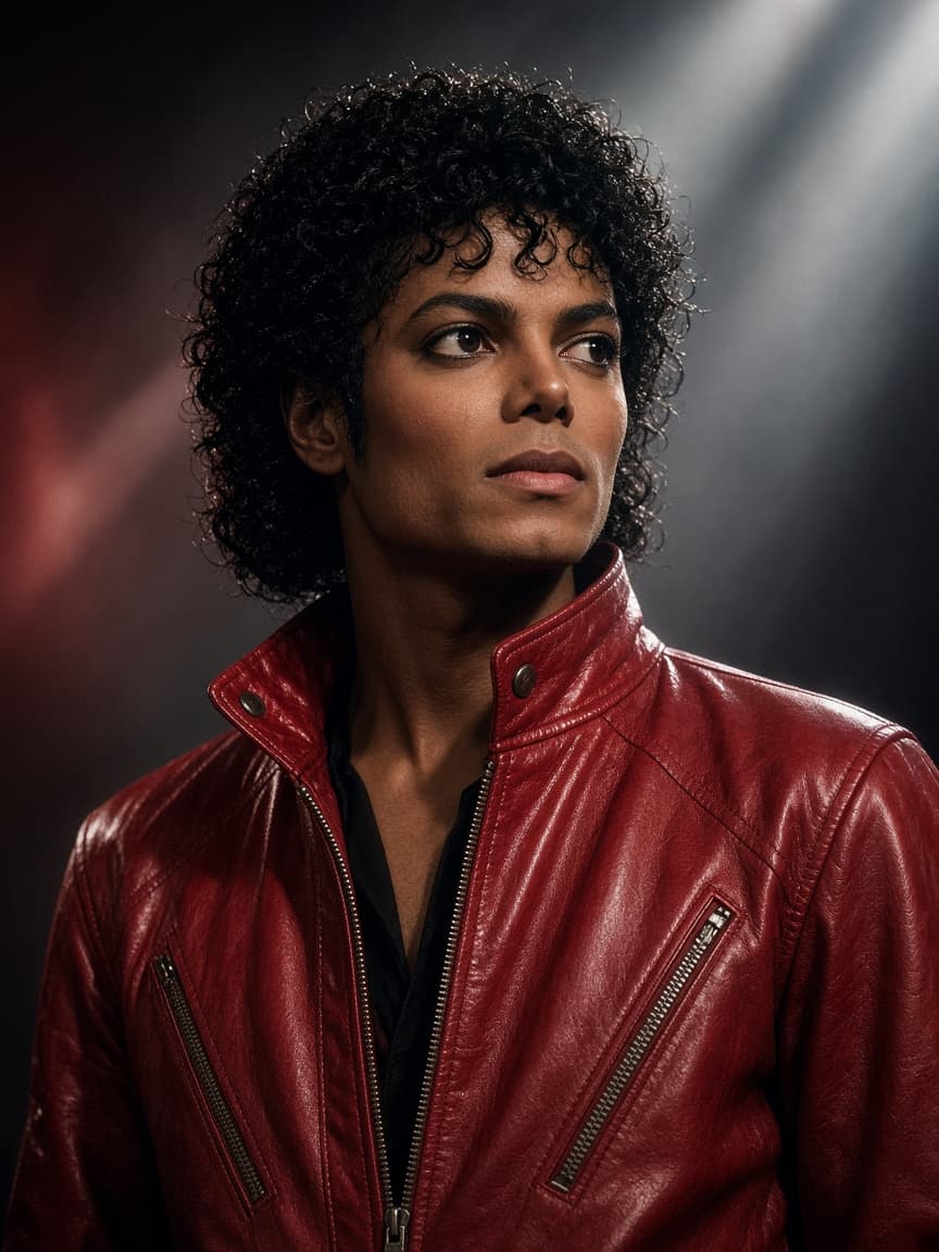 Illustrative portrait of Michael Jackson