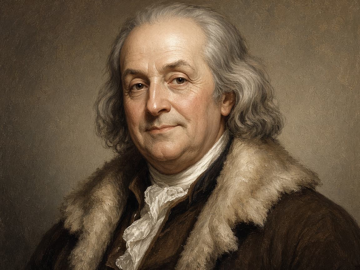 Illustrative portrait of Benjamin Franklin