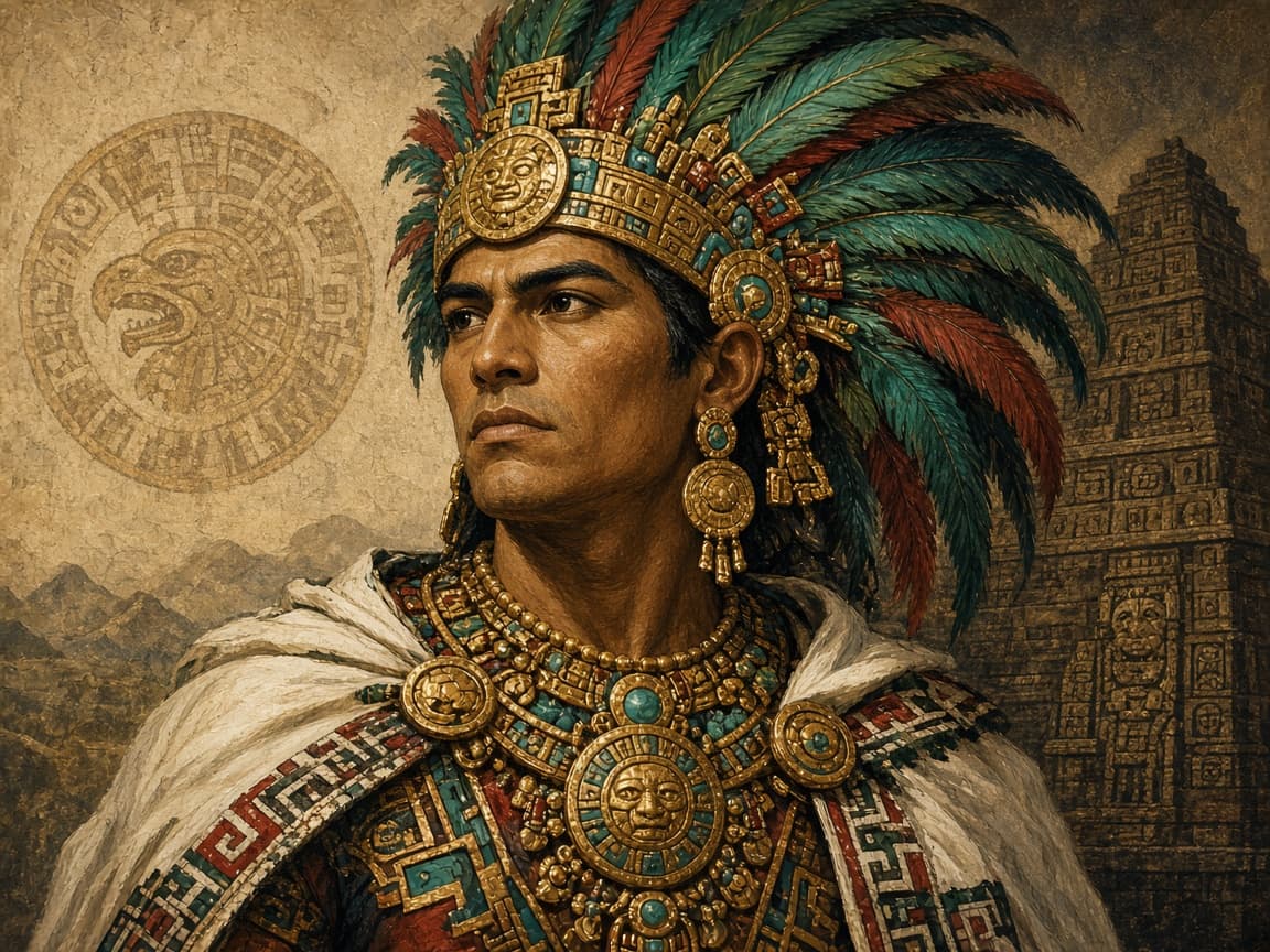 Illustrative portrait of Cuauhtémoc