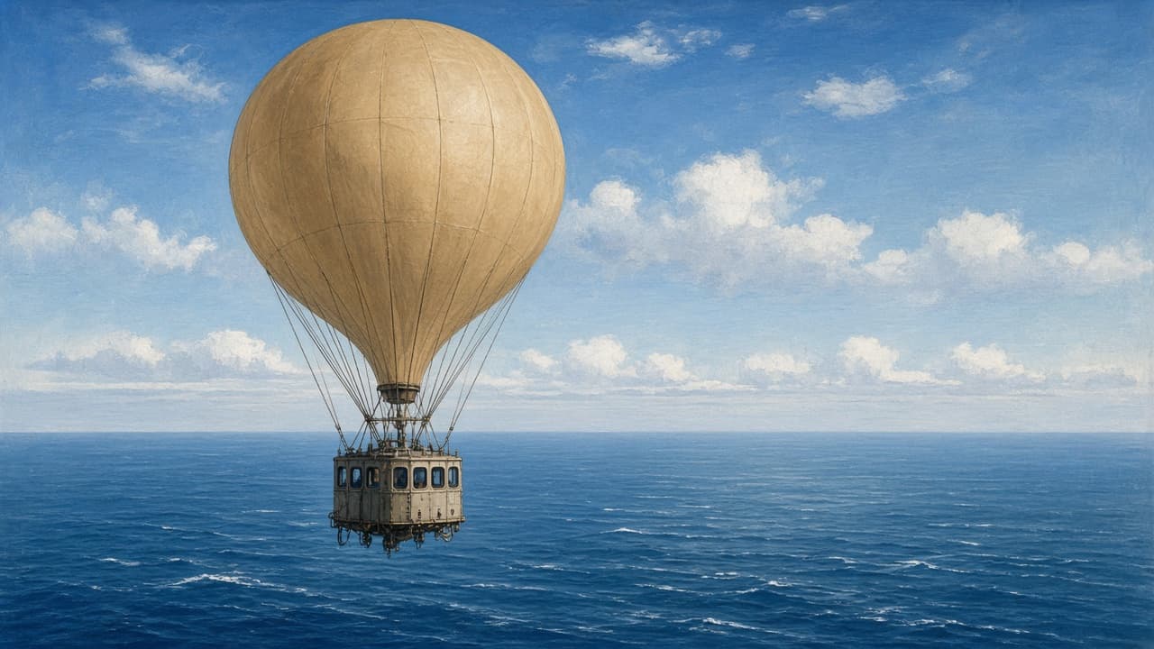 Illustrative Double Eagle II balloon and gondola