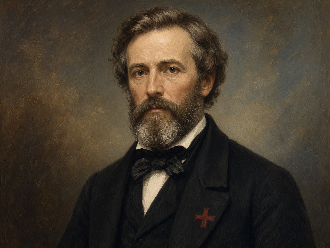 Illustrative portrait of Henry Dunant