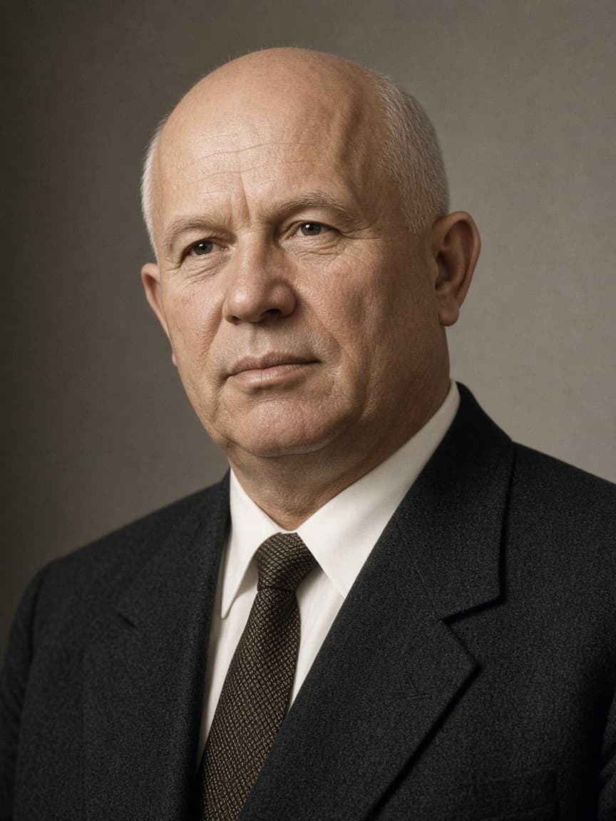 Nikita Khrushchev, first secretary of the Soviet Communist Party in 1959