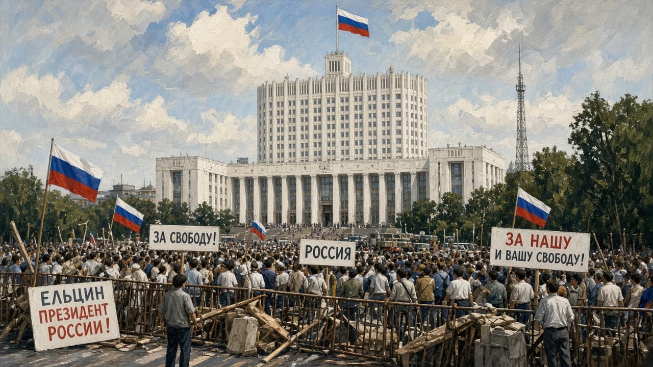 Illustrative White House of Russia 1991