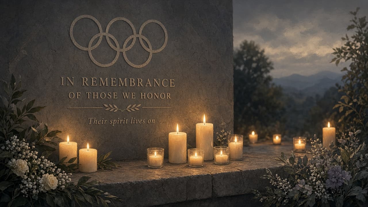 Illustrative Munich Olympics memorial