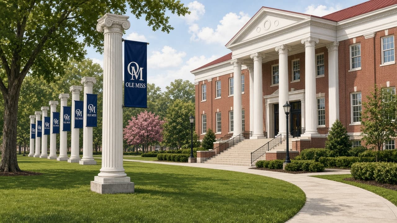 Illustrative University of Mississippi campus