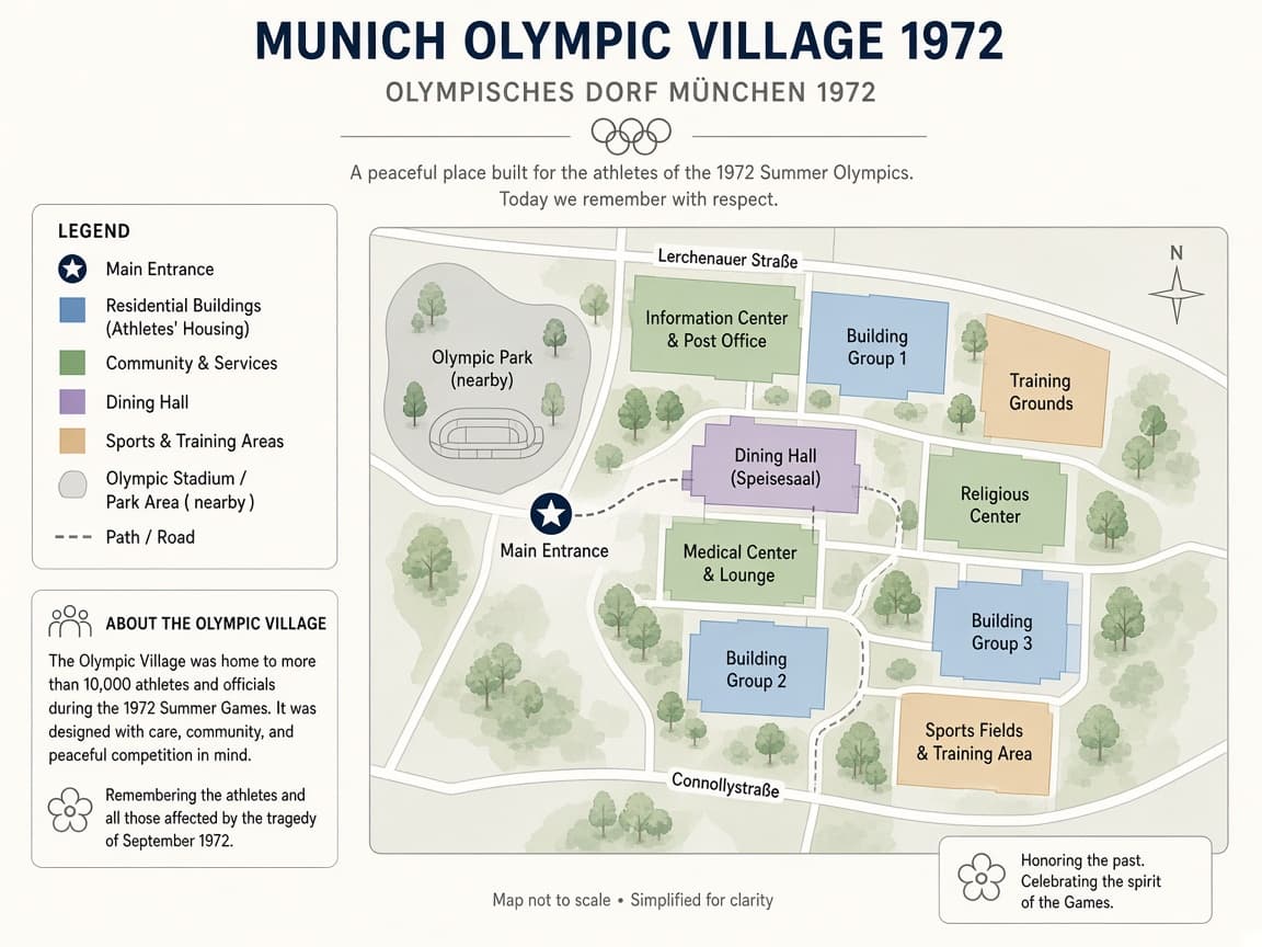 Educational Olympic Village map