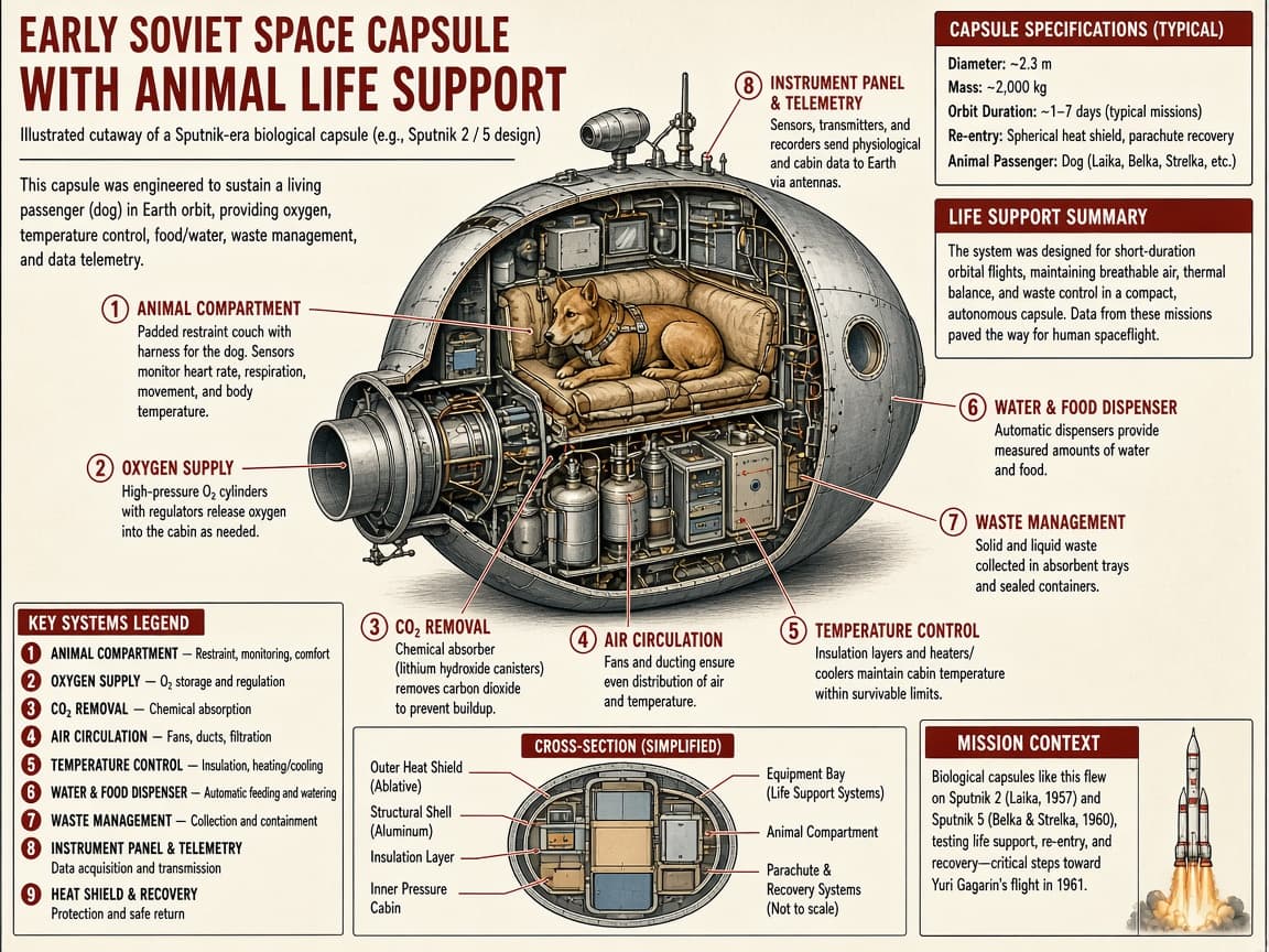 Educational orbital capsule diagram