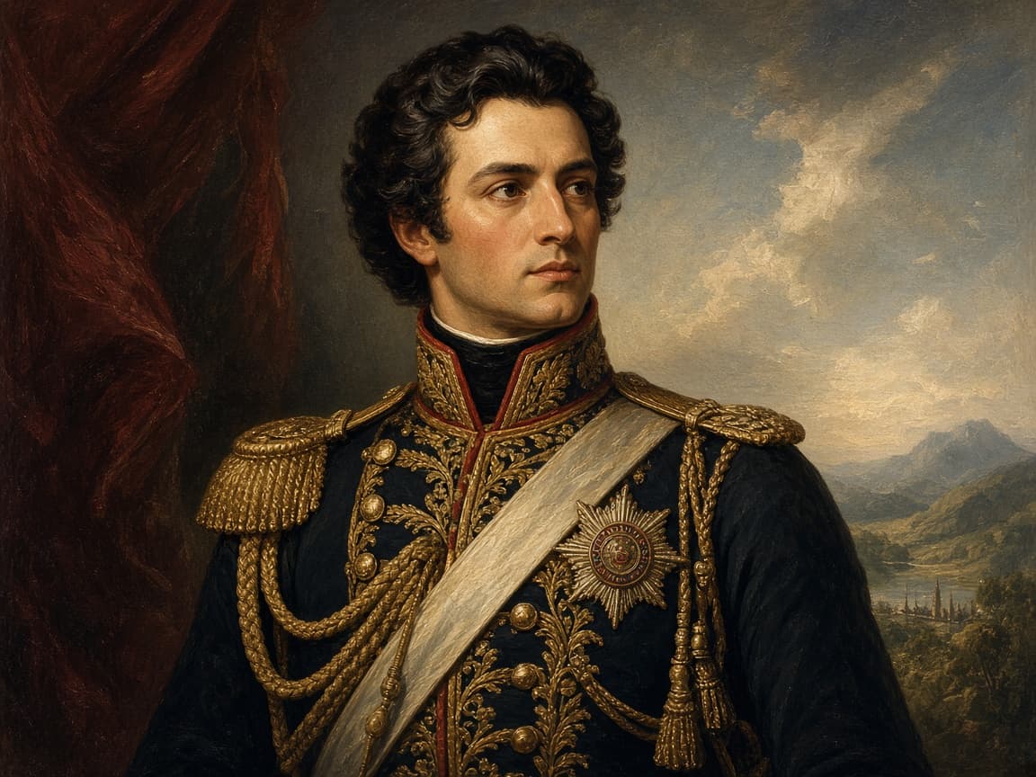 Illustrative portrait of Dom Pedro I of Brazil