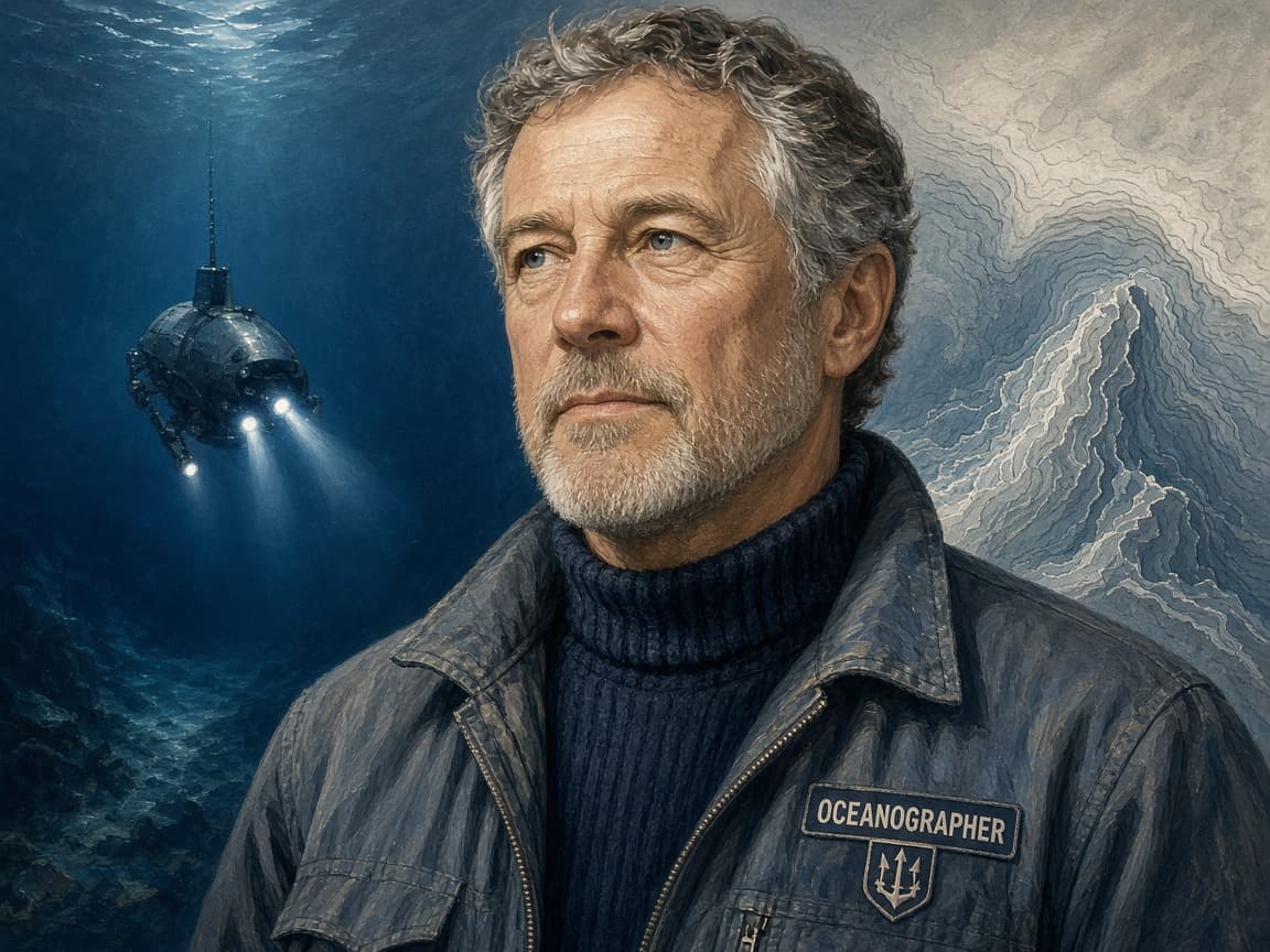 Illustrative portrait of Robert Ballard
