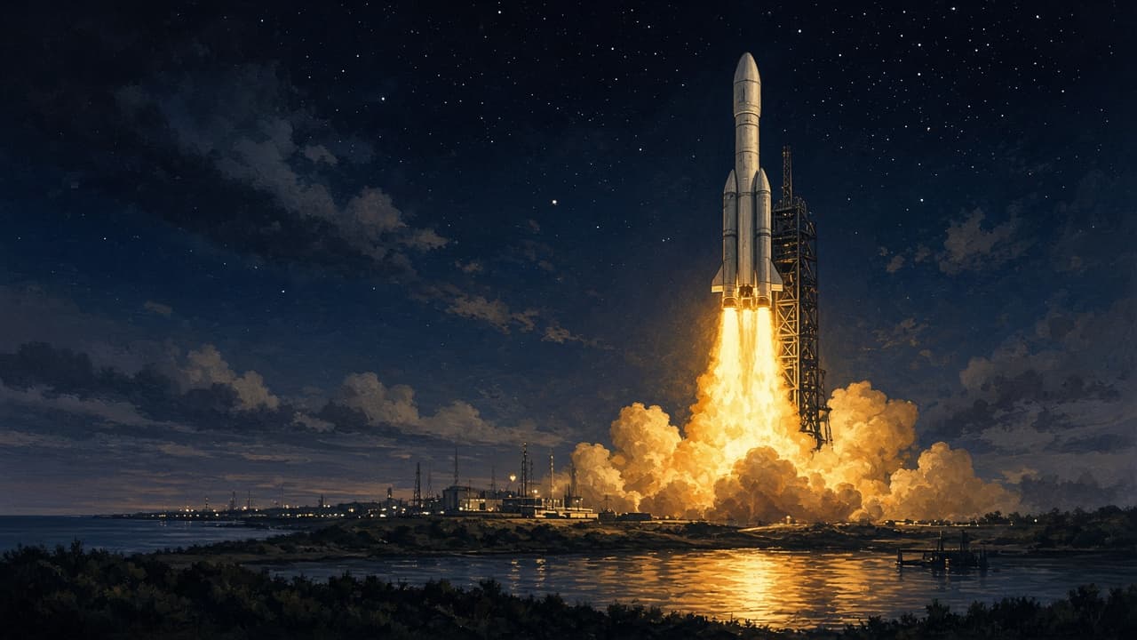 Illustrative Titan-Centaur launch of Voyager 2