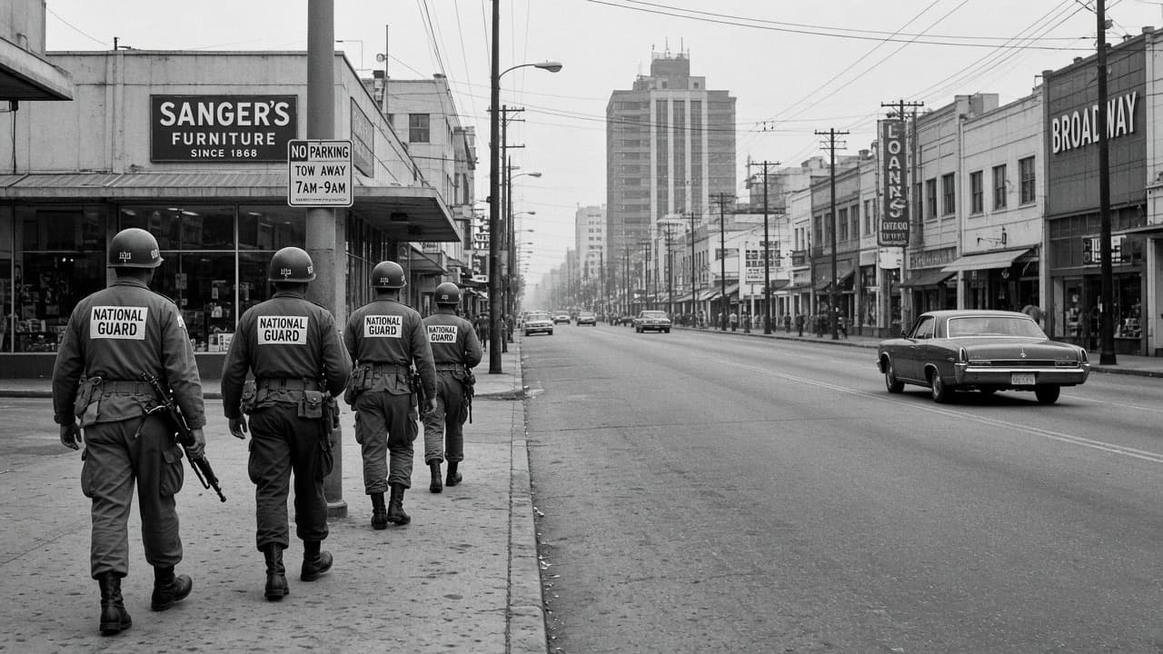 Illustrative National Guard in Watts 1965