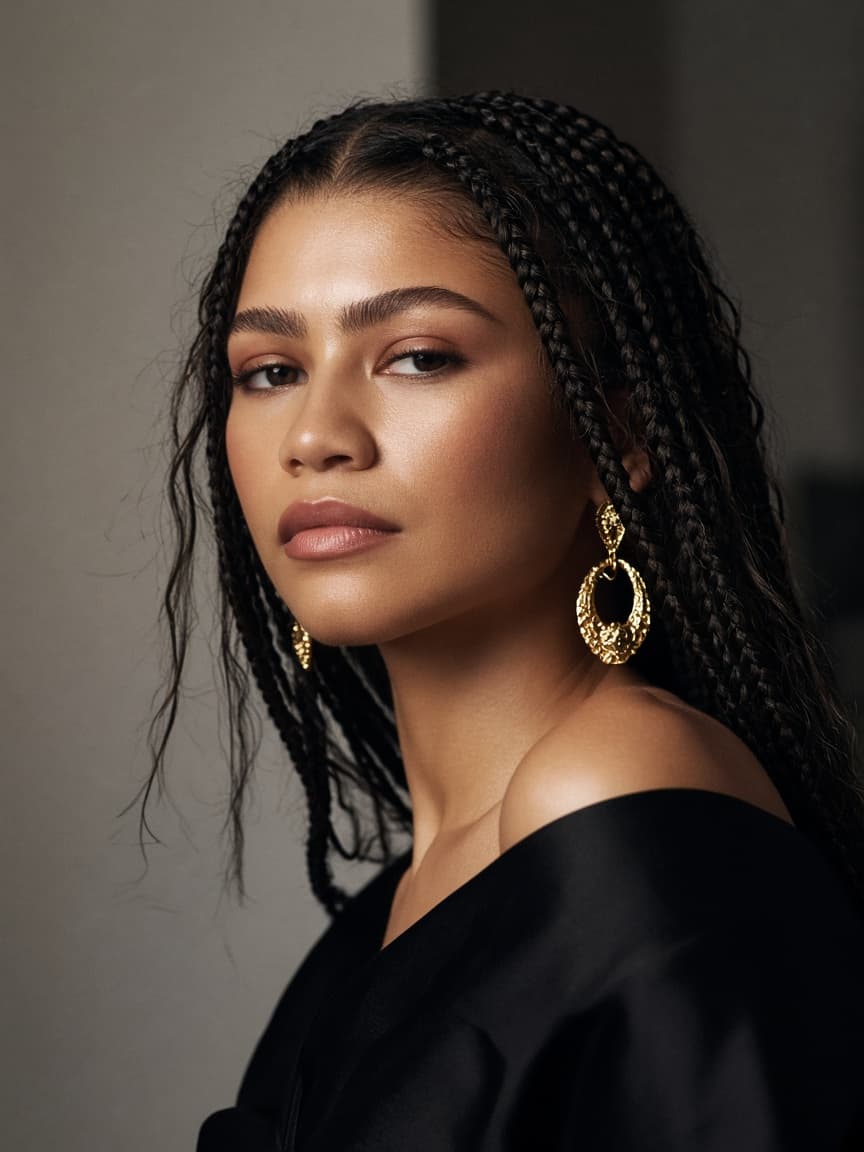Illustrative portrait of Zendaya